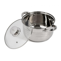 SEMIOALA INOX+CAPAC, 20X11.5 CM, 3.5 L, MYRA, COOKING  BY HEINNER