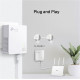 TP-Link Kit AV1000 Powerline Gigabit, Standarde si protocoale: HomePlug AV2, HomePlug AV, IEEE 1901, IEEE 802.3, IEEE 802.3u, IEEE 802.3ab, interfata: 1 x Gigabit Ethernet Port, Aria de acoperire: 300m circuit electric.