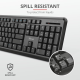 Kit tastatura si mouse Trust ODY, Wireless, negru Kit tastatura si mouse Trust ODY, Wireless, negru