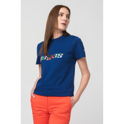 TRICOU  LOGO MULTICOLOR FEMEI  ROYAL BLUE-M