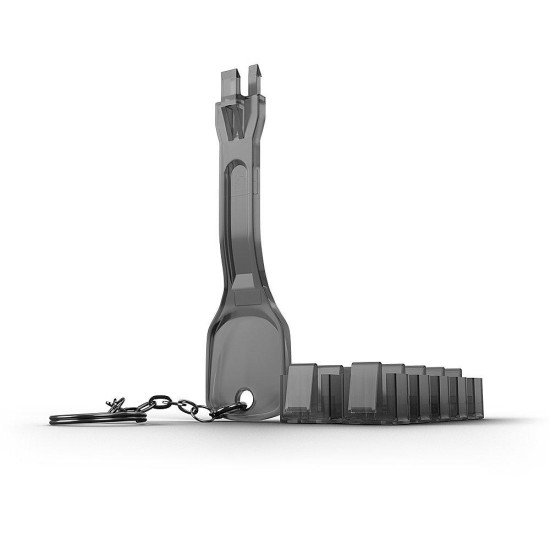 Lindy 10 x RJ-45 Port Blocker Key Black Lindy 10 x RJ-45 Port Blocker Key Black