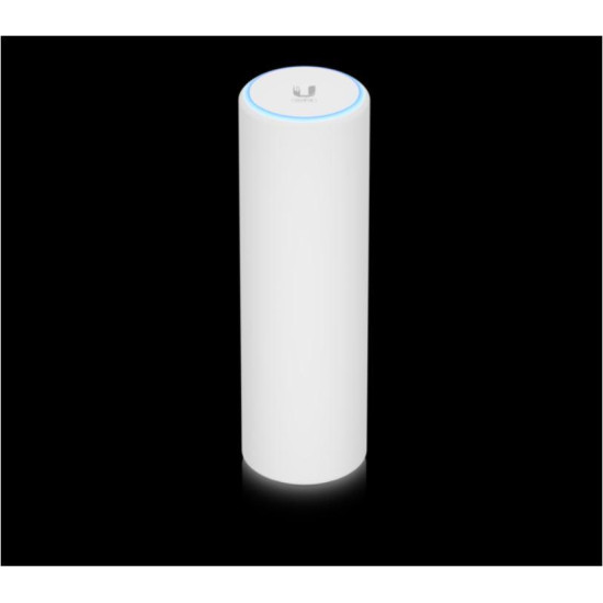 Ubiquiti Unifi U6-Mesh WIFI 6 access point, standard 802.11a/b/g WiFi 4/WiFi 5/WiFi 6 , interfata: 1x GbE RJ45, Bluetooth, protectie apa IPX5, alimentare: 802.3af PoE passive PoE, 48V, 0.32A adaptor PoE inclus, consum maxim: 11.4W, materiale: plastic/alum