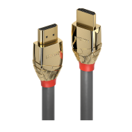 Cablu Lindy HDMI High Speed, 2m, Gold