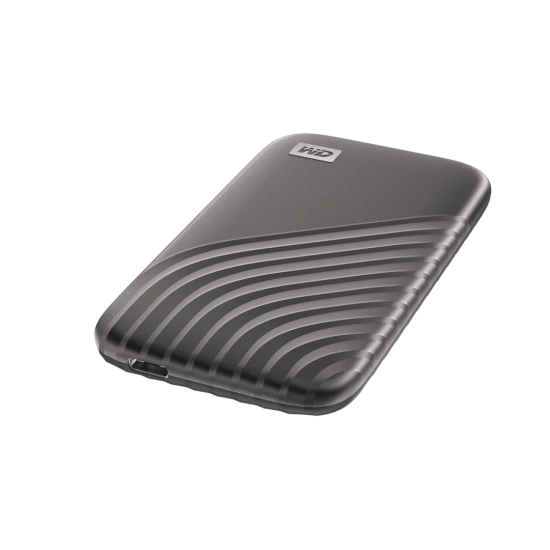 SSD extern WD My Passport, 2TB, Gray, USB 3.2 SSD extern WD My Passport, 2TB, Gray, USB 3.2