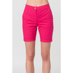 PANTALONI SCURT CASUAL FEMEI FUXIA L