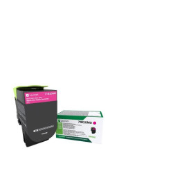 Toner Lexmark 71B20M0, magenta ,return program ,2.3k,CX317DN/417DE, CS317DN/417DN/