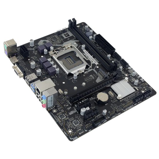 Placa de baza Biostar H510MHP 2.0 LGA1200, 2x DDR4 3200MHz, 1x PCIe 4.0 x16, 2x PCIe 3.0 x1, 1x M.2, 4x SATA III 6Gbps, 1Gbps LAN, mATX