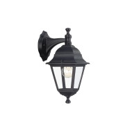 Aplica tip felinar pentru exterior Philips Lima, 1xE27, max 60W, IP44, 205x150x355mm, Negru