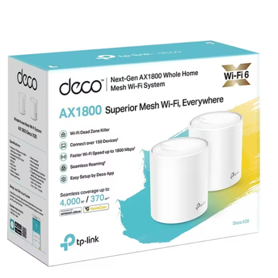 TP-LINK KIT AX1500 MESH WIFI 6 2PK TP-LINK KIT AX1500 MESH WIFI 6 2PK