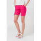 PANTALONI SCURT CASUAL FEMEI FUXIA M