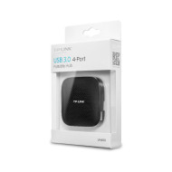 Hub USB TP-Link UH400, 4 porturi USB 3.0, negru