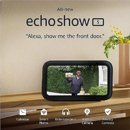 Amazon Echo Show 5(3nd Gen,2023)Charcoal