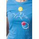 TSHIRT CASUAL F CAL PEGAS AZURE-S