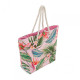 Geanta plaja Tropical, diverse decoruri Dimensiune: 50X38HX35X15.cm Material : panza tesuta canvas din poliester cu imprimeu digital Geanta plaja Tropical, diverse decoruri Dimensiune: 50X38HX35X15.cm Material : panza tesuta canvas din poliester cu imprimeu digital