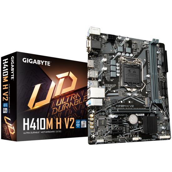 Placa de baza Gigabyte H410M H V2, LGA 1200 Placa de baza Gigabyte H410M H V2, LGA 1200