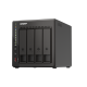 NAS QNAP 453E 4-Bay, CPU Intel® Celeron® J6412 4-core/4-thread processor, burst up to 2.6 GHz, RAM 8 GB DDR4 onboard not expandable, HDD 2.5