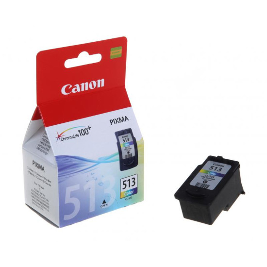 Cartus cerneala Canon CL-513, color, capacitate 13ml / 350 pagini, pentru Canon Pixma IP2700, Pixma MP230, Pixma MP240, Pixma MP250, Pixma MP260, Pixma MP270, Pixma MP280, Pixma MP282, Pixma MP480, Pixma MP490, Pixma MP495, Pixma MX320, Pixma MX330, Pixma