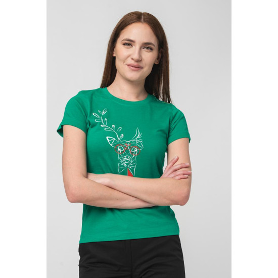 TRICOU  CERB FAMILIE FEMEI   K GREEN-XS