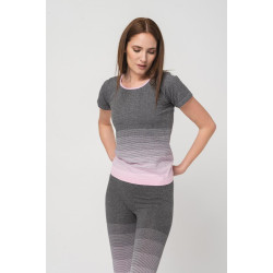 TRICOU PEGAS GREY PINK-S