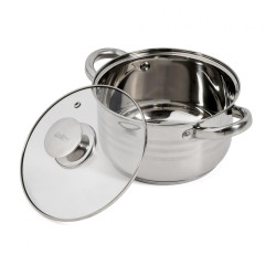 SEMIOALA INOX+CAPAC, 18X10.5 CM, 2.5 L, MYRA, COOKING  BY HEINNER 