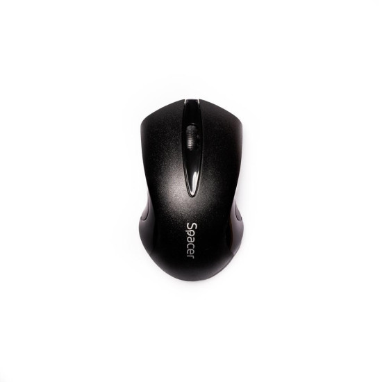 Mouse spacer SPMO-W12, wireless, 1000DPI, 3 butoane, functie auto sleep, negru Mouse spacer SPMO-W12, wireless, 1000DPI, 3 butoane, functie auto sleep, negru