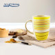 set 3 x CANA CERAMICA 285 ML, SARA D7.6*H9.9cm, GALBEN set 3 x CANA CERAMICA 285 ML, SARA D7.6*H9.9cm, GALBEN