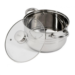 SEMIOALA INOX+CAPAC, 22X12.5 CM, 4.5 L, MYRA, COOKING  BY HEINNER 