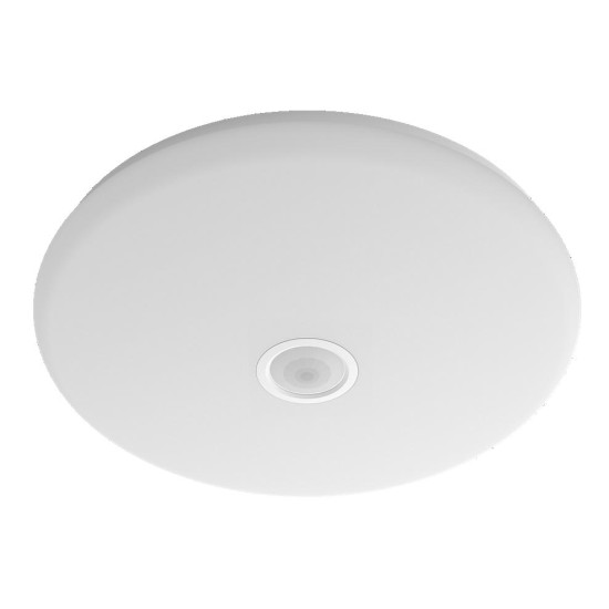 Plafoniera LED Philips Mauve CL252, cu senzor de miscare, 16W, 1700 lm, lumina calda (2700K), IP20, 32cm, Alb