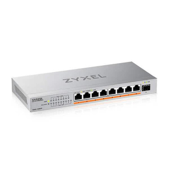 SWITCH ZYXEL XMG105H 8 PORT POE 1 SPF+ SWITCH ZYXEL XMG105H 8 PORT POE 1 SPF+