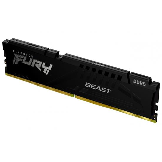 Memorie RAM Kingston, DIMM, DDR5, 32GB, 5200MHz, CL36, 1.35V, FURY Beast