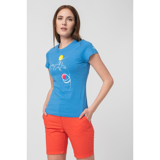 TSHIRT CASUAL F CAL PEGAS AZURE-L