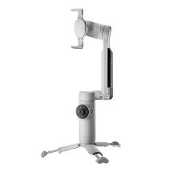 Insta360 Flow Stabilizer, lungime selfie stick incorporat 215mm, dimensiune trepied incorporat 80mm, alb