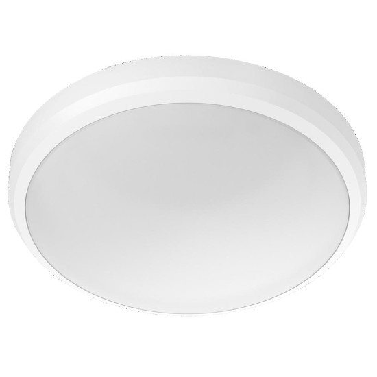 Plafoniera LED pentru exterior Philips Doris, 6W, 640 lm, lumina neutra(4000K), IP54, 22 cm, Alb