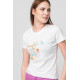 TSHIRT CASUAL F BICICLETA COLOR WHITE-XS