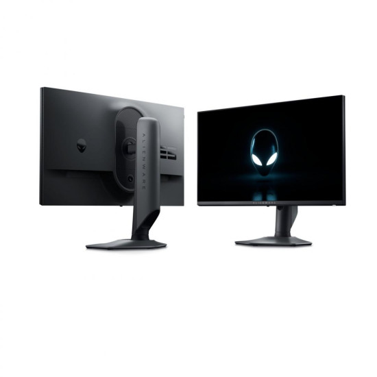 Monitor Dell Gaming Alienware 24.5'', 62.18 cm, Maximum preset resolution: HDMI: 1920 x 1080 at 255 Hz, DisplayPort: 1920 x 1080 at 360 Hz, Screen type: Active matrix-TFT LCD, Panel Type: Fast IPS, Backlight: WLED, Display screen coating: Anti-glare treat