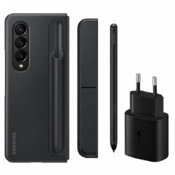 SAMSUNG Galaxy Z Fold 4 Note Pack - Standing Cover & S Pen & Travel Adapter 25W Black (EP-TA800N)