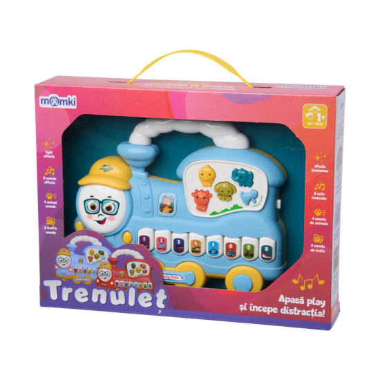 JUCARIE TRENULET CU LUMINI SI SUNETE JUCARIE TRENULET CU LUMINI SI SUNETE