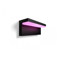 Aplica LED RGB pentru exterior Philips Hue Nyro, 13.5W (42W), 1000 lm, lumina alba si color (2000-6500K), IP44,88x254x101mm, Negru