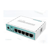 MIKROTIK 5-PORT GIGABIT ETHERNET ROUTER, RB750GR3, 5*10/100/1000Ethernet ports, CPU nominal frequency: 880 MHz, 2* CPU corecount, 4*CPU Threads count, Size of RAM: 256 MB, 5W