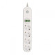Prelungitor cu protectie Serioux, 4 prize schuko, input 100-240V, 50- 60Hz, output (Total): 2500W - 10A, 4 porturi USB, 4 porturi USB (5V- 3.1A) (Auto Max) 17W, Amperaj port USB (max) 3.4A, functie auto ID, antistatic, buton power/off, lungime cablu 2m, a Prelungitor cu protectie Serioux, 4 prize schuko, input 100-240V, 50- 60Hz, output (Total): 2500W - 10A, 4 porturi USB, 4 porturi USB (5V- 3.1A) (Auto Max) 17W, Amperaj port USB (max) 3.4A, functie auto ID, antistatic, buton power/off, lungime cablu 2m, a