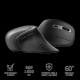 Mouse Trust Verro Ergonomic, Wireless, negru