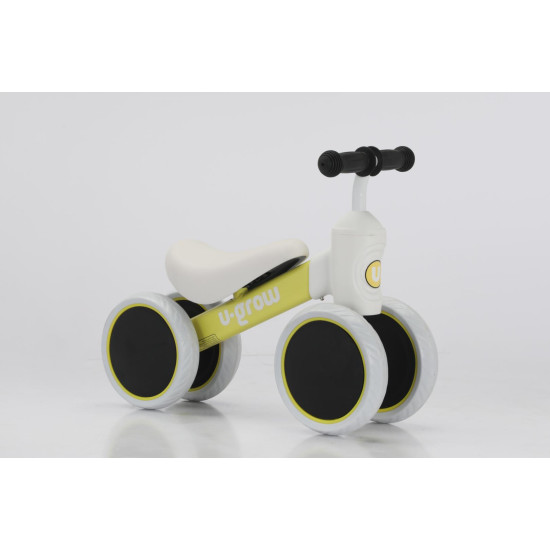 Mini bicicleta U-Grow, galbena