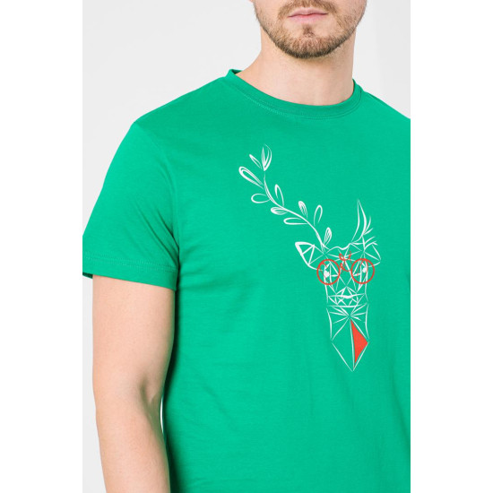 TRICOU  CERB FAMILIE BARBATI   K GREEN-M