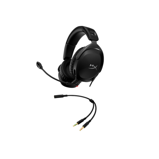 Casti cu microfon HP gaming, HyperX Cloud Stinger 2, Full size, 15-25000Hz, 60 ohm, cablu 3m, culoare neagra, Jack 3.5 mm, Black Casti cu microfon HP gaming, HyperX Cloud Stinger 2, Full size, 15-25000Hz, 60 ohm, cablu 3m, culoare neagra, Jack 3.5 mm, Black