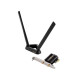 ASUS PCE-AXE59BT Wifi si Bluetooth 5.2 PCIe adapter, WI-FI 6, 2.4GHz / 5GHz / 6GHz, greutate: 78.4G, 2 x Antene externe, PCI-Express x 1.