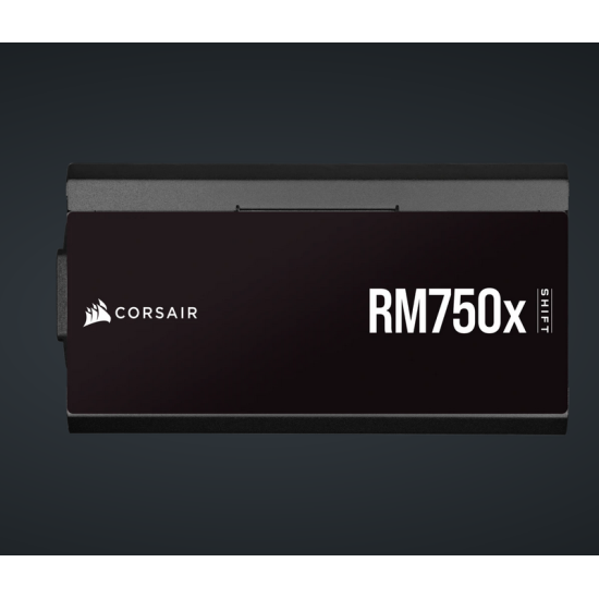 Sursa Corsair RM750x SHIFT 80-PLUS Gold, 750W ATX Connector 1 ATX12V Version 3 Continuous power W 750 Watts Fan bearing technology FDB Fan size mm 140mm MTBF hours 100,000 hours 80 PLUS Efficiency Gold Cable Type Type 5 EPS12V Connector 2 EPS12V Version Sursa Corsair RM750x SHIFT 80-PLUS Gold, 750W ATX Connector 1 ATX12V Version 3 Continuous power W 750 Watts Fan bearing technology FDB Fan size mm 140mm MTBF hours 100,000 hours 80 PLUS Efficiency Gold Cable Type Type 5 EPS12V Connector 2 EPS12V Version