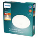 Plafoniera LED Philips Mauve CL252, cu senzor de miscare, 16W, 1700 lm, lumina calda (2700K), IP20, 32cm, Alb