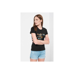 TSHIRT CASUAL F BICICLETA COLOR BLACK-S