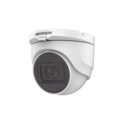 Camera supraveghere Hikvision Turbo HD dome DS-2CE76D0T-ITMFS(2.8mm); 2MP; Audio over coaxial cable, microfon audio incorporat; 2 MP CMOS; rezolutie 1920 (H) × 1080 (V)@25fps; iluminare: 0.01 Lux@(F1.2, AGC ON), 0 Lux with IR; lentila: 2.8mm, distanta IR: