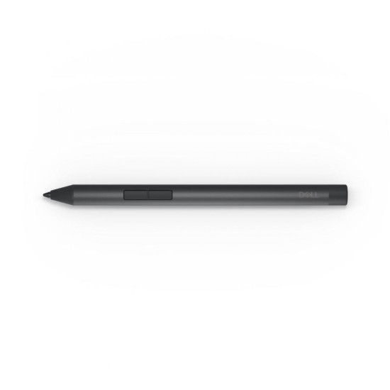 Dell Active Pen PN5122W, Active stylus, Colour: Black, Buttons Qty: 2, Features: Pressure sensitivity, Pressure Levels: 4096, Included Accessories: Nib removal tool, nibs (2 pcs.), AAAA battery, Dimensions (WxDxH): 0.95 cm x 0.95 cm x 14 cm, Weight: 14.2 